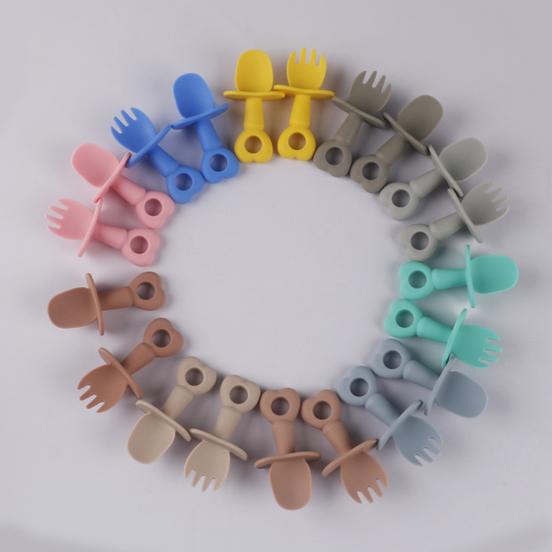 Heart-shaped creative silicone spoon