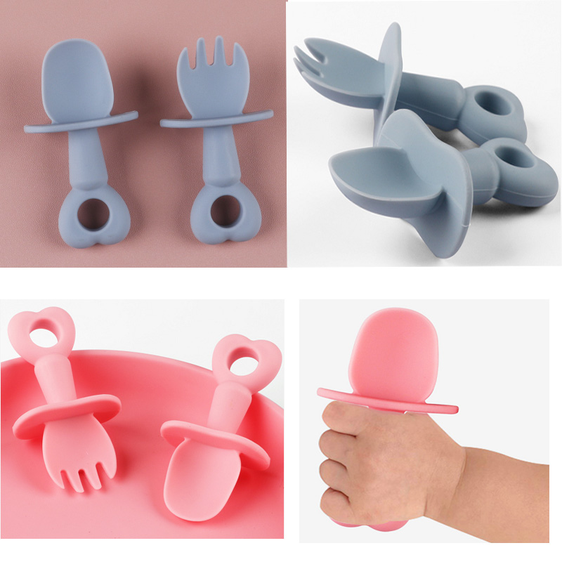 Heart-shaped creative silicone spoon