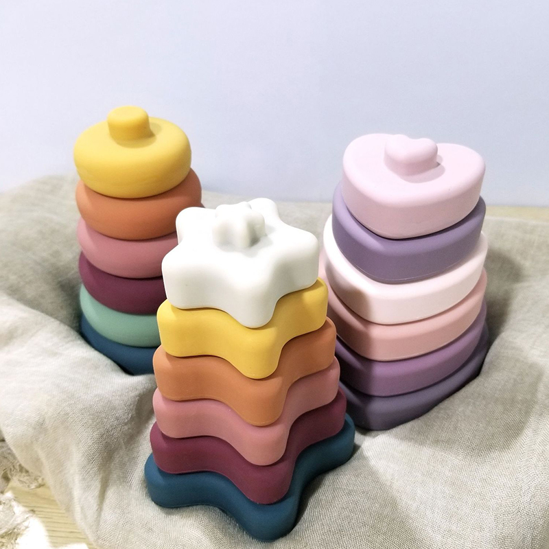 baby silicone stacking toys