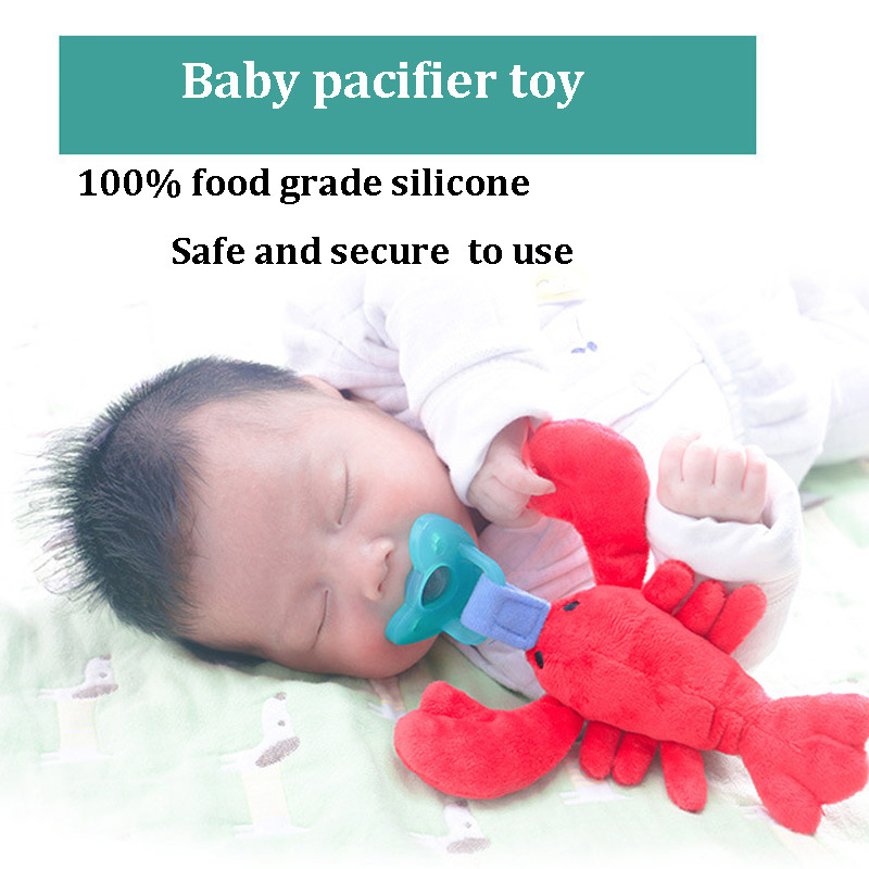 Food grade silicone baby pacifiers