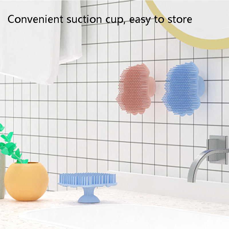 silicone shower brush