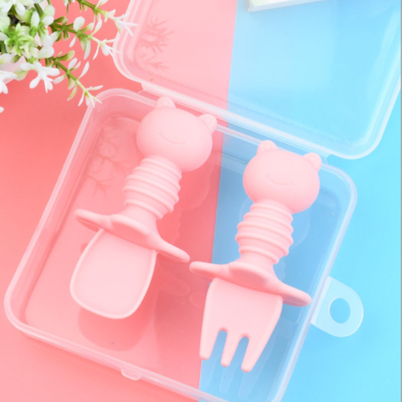 Food grade silicone feeding training set