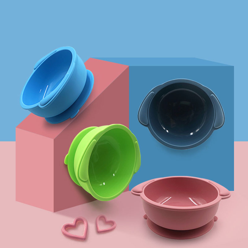 soft silicone baby bowl