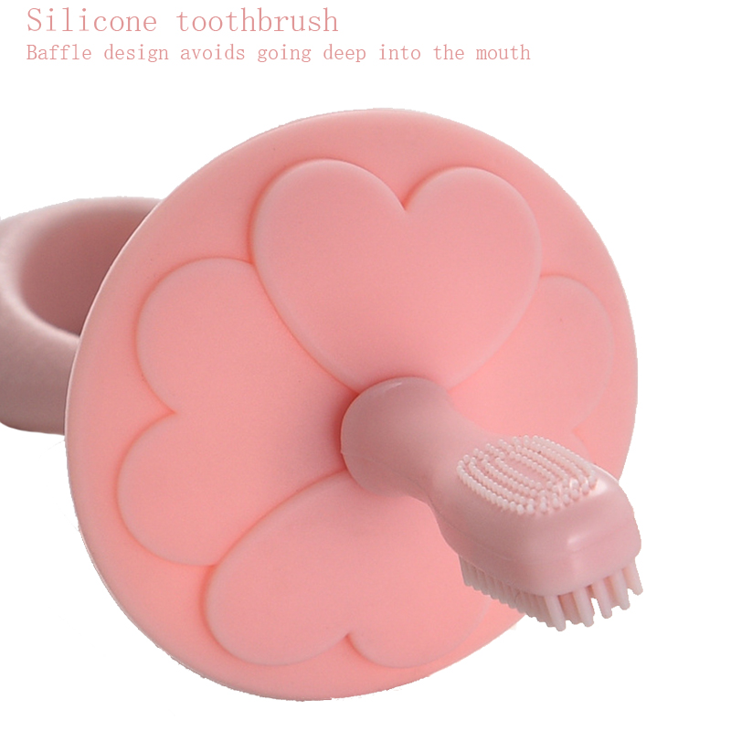 safe silicone baby toothbrush