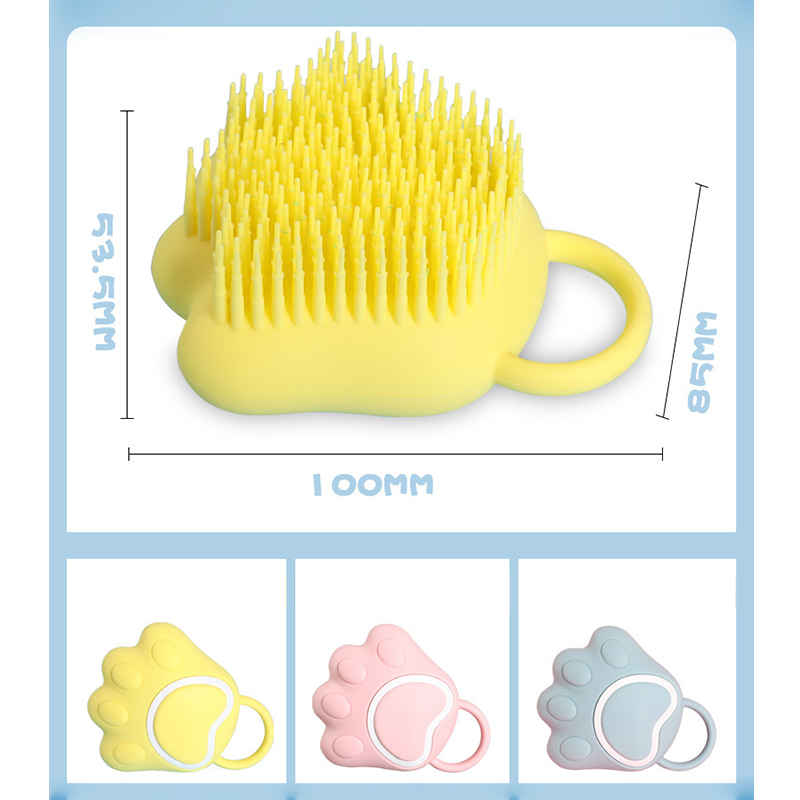 silicone massage brush for newborns and toddlers