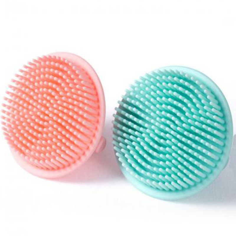 baby silicone shower massage brush