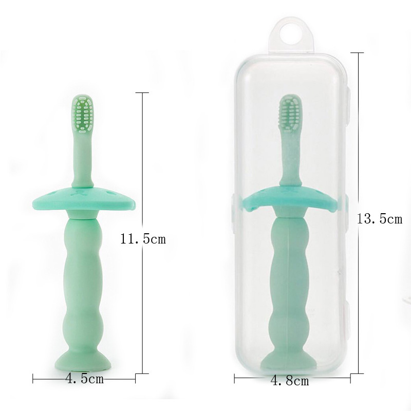 silicone infant newborn mouth clean brush