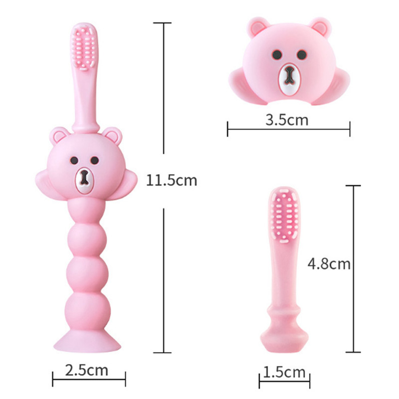 silicone infant newborn mouth clean brush