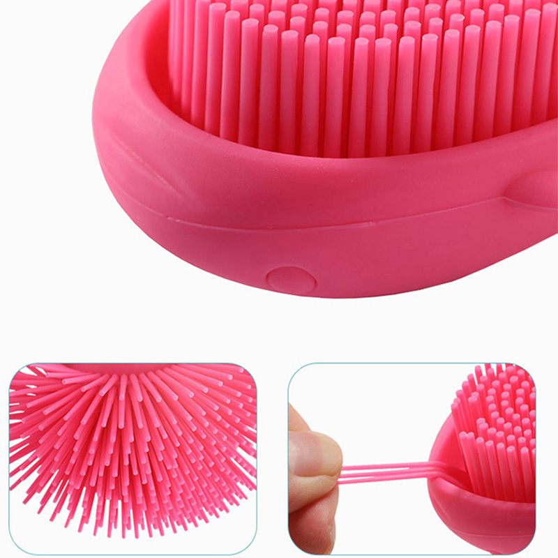 silicone massage brush for newborns and toddlers