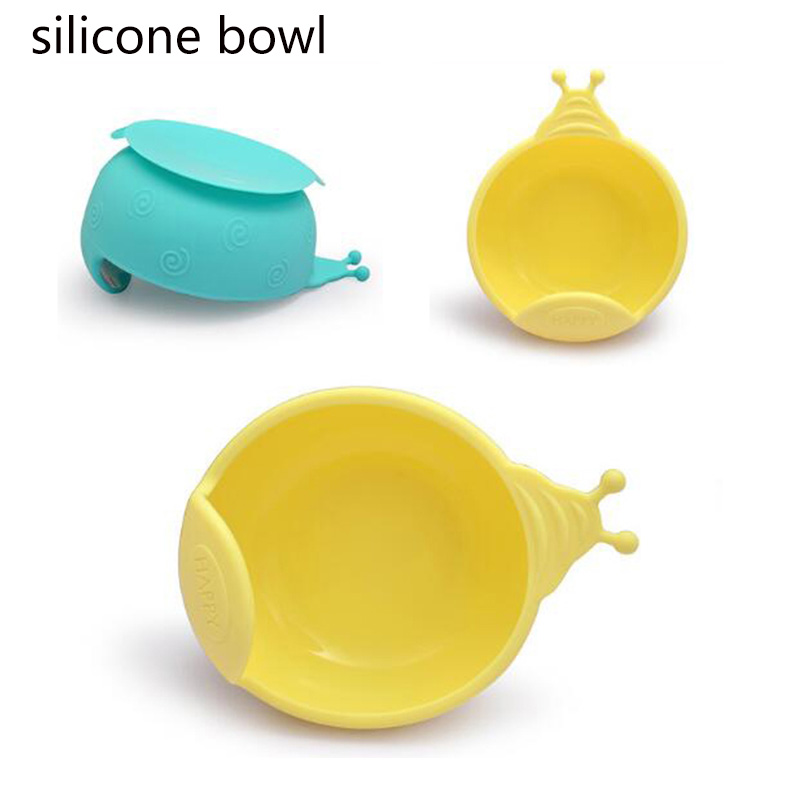 Baby Practice Eating Cartoon Bowl