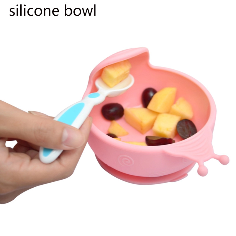 soft silicone baby bowl