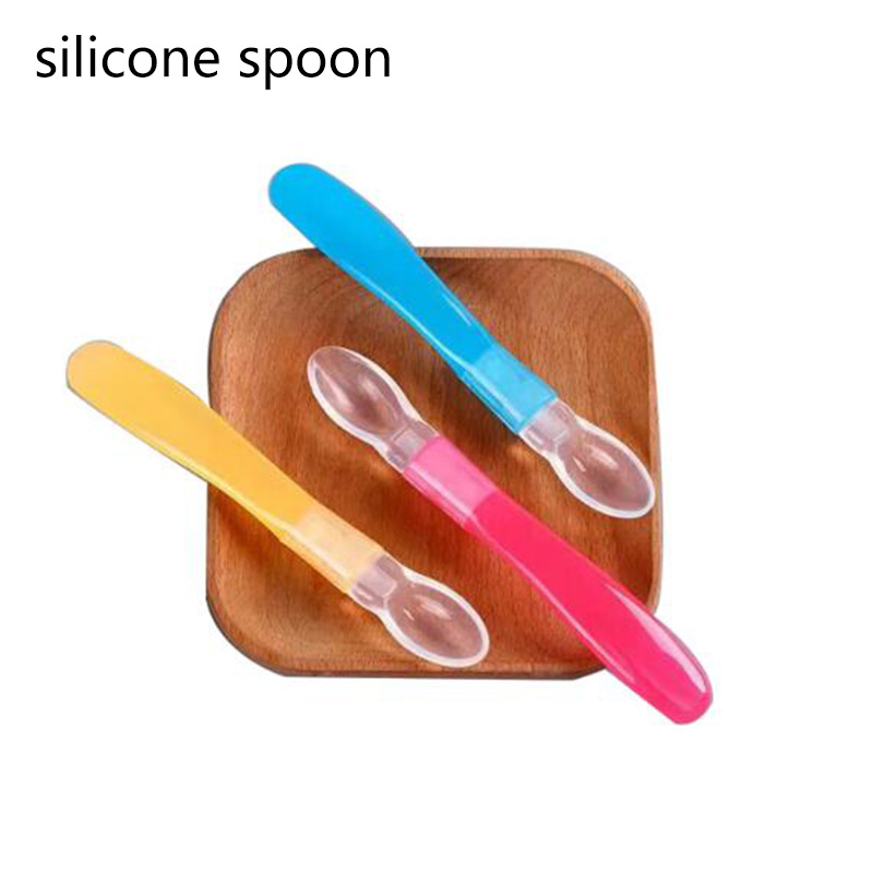 silicone baby spoon