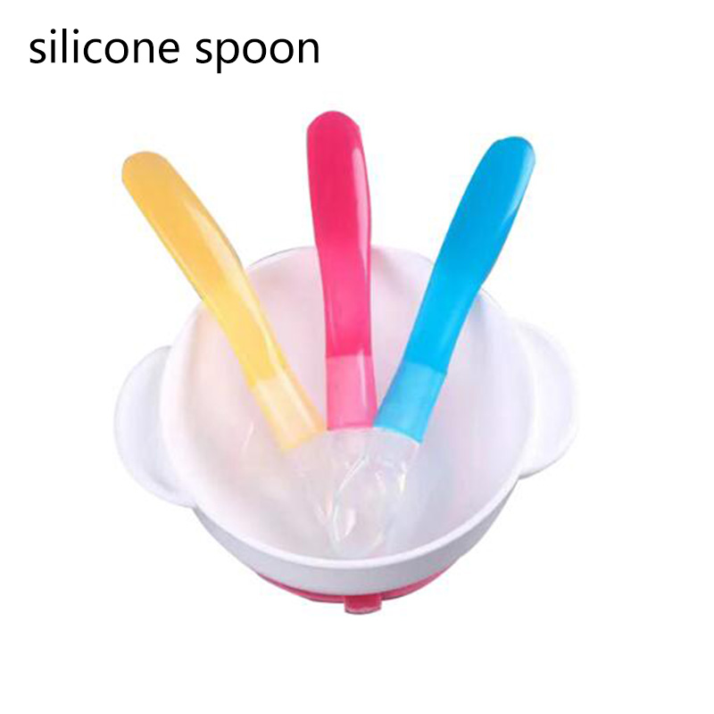 BPA free silicone infant spoon