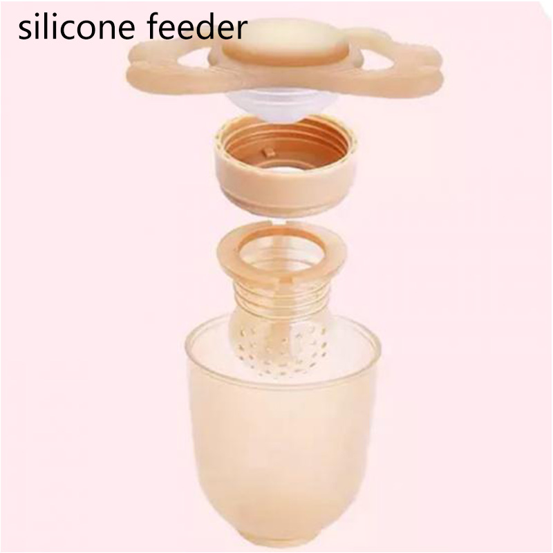 Baby silicone bite feeder