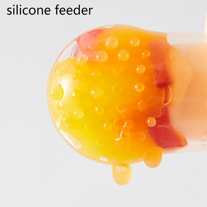 Silicone baby bite feeder