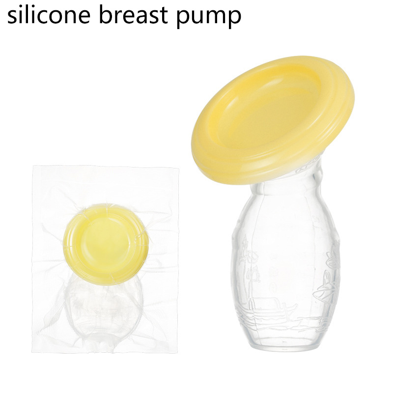 Silicone breast pump