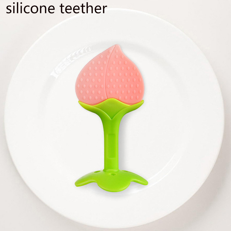 Baby bite silicone teether