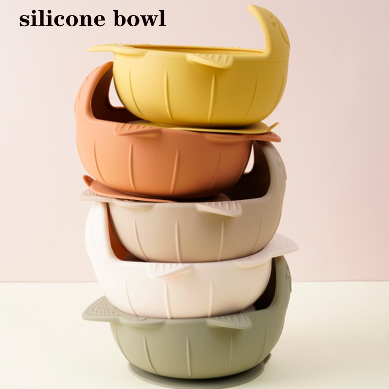 soft silicone baby bowl