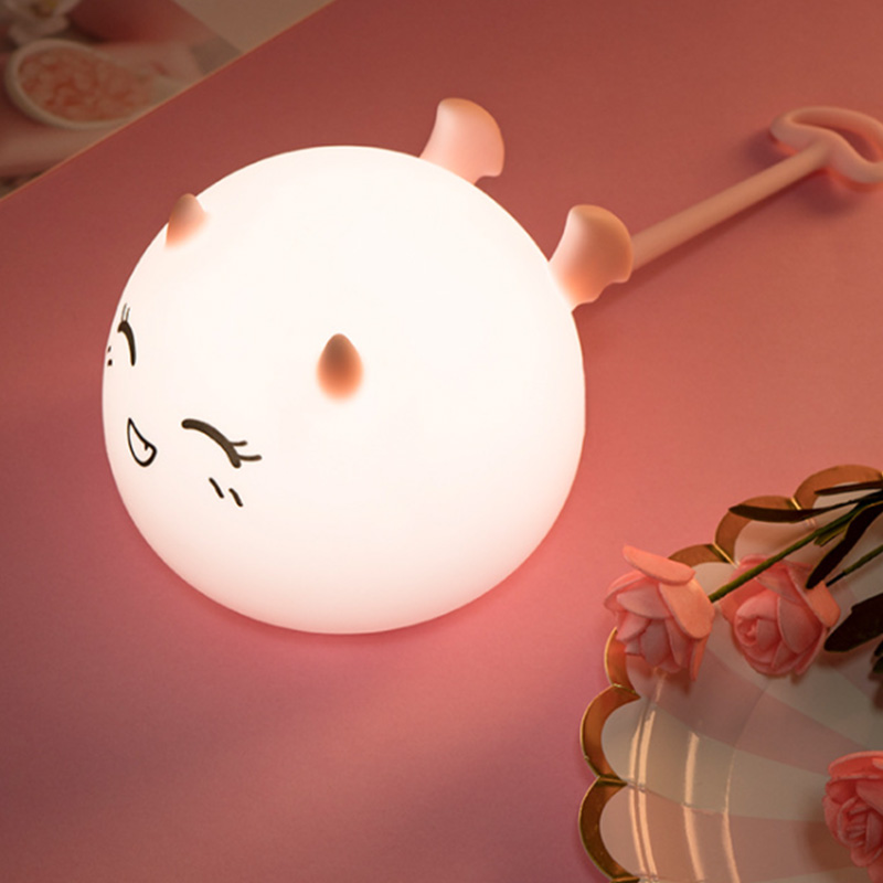 Silicone babies lamp