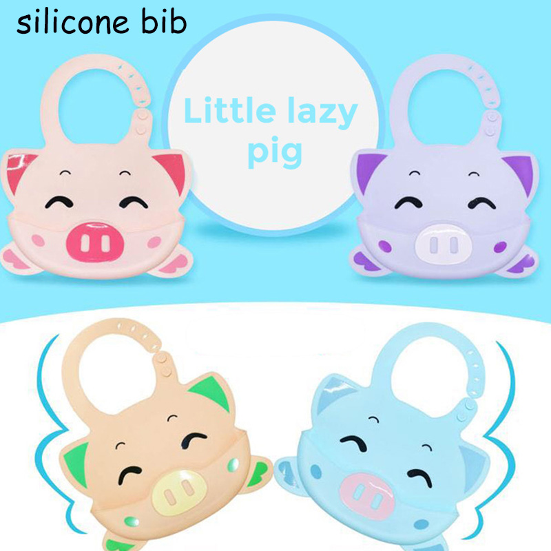 Waterproof silicone baby bibs