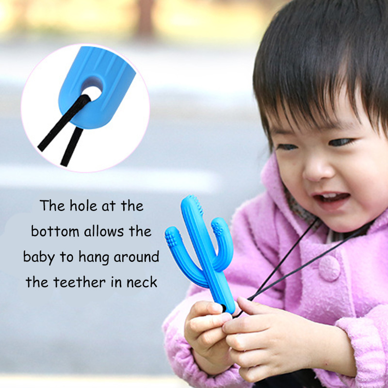 Anti-choking silicone teether toy