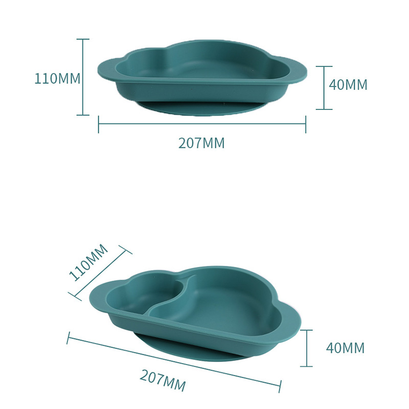 food grade BPA free silicone plates