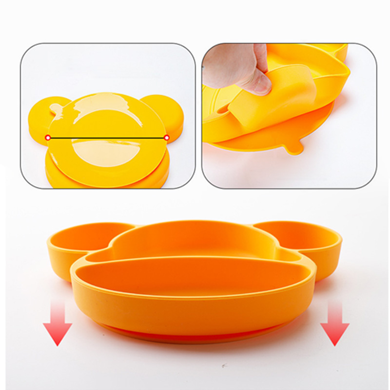 Silicone plates with big suction