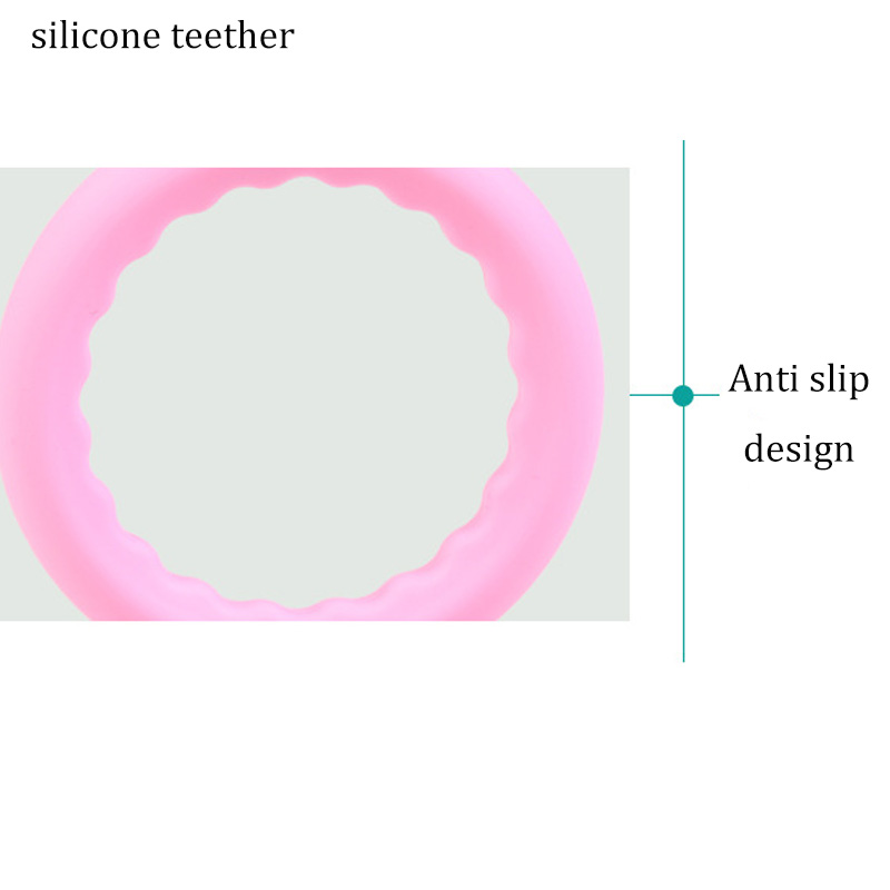 Baby bite silicone teether