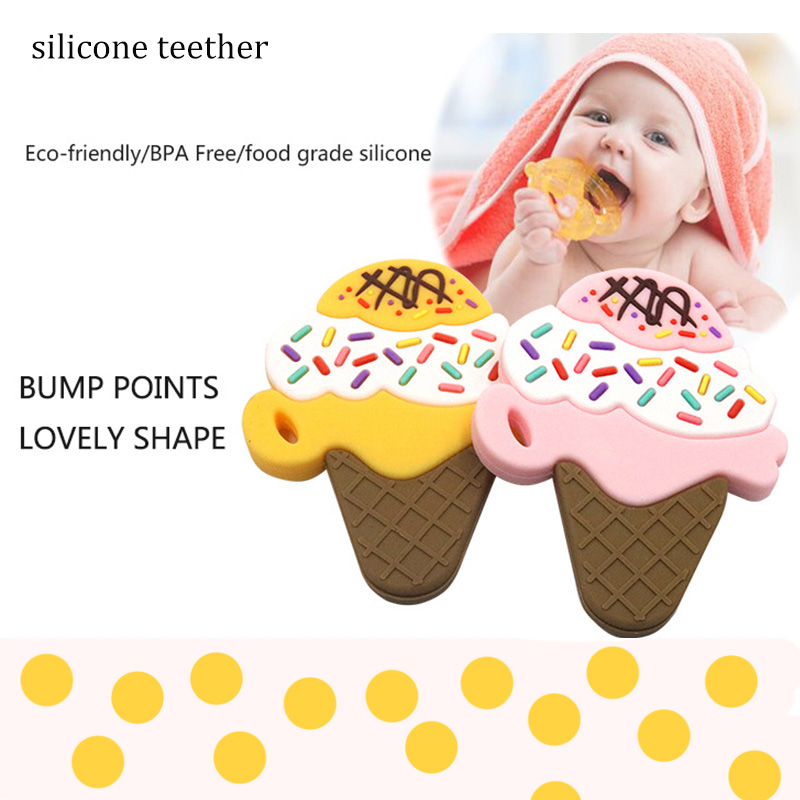 Baby bite silicone teether