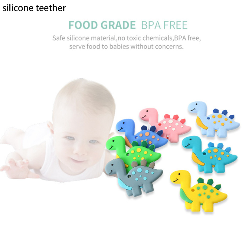 Baby bite silicone teether