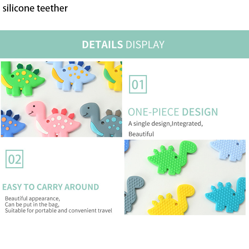 Anti-choking silicone teether toy