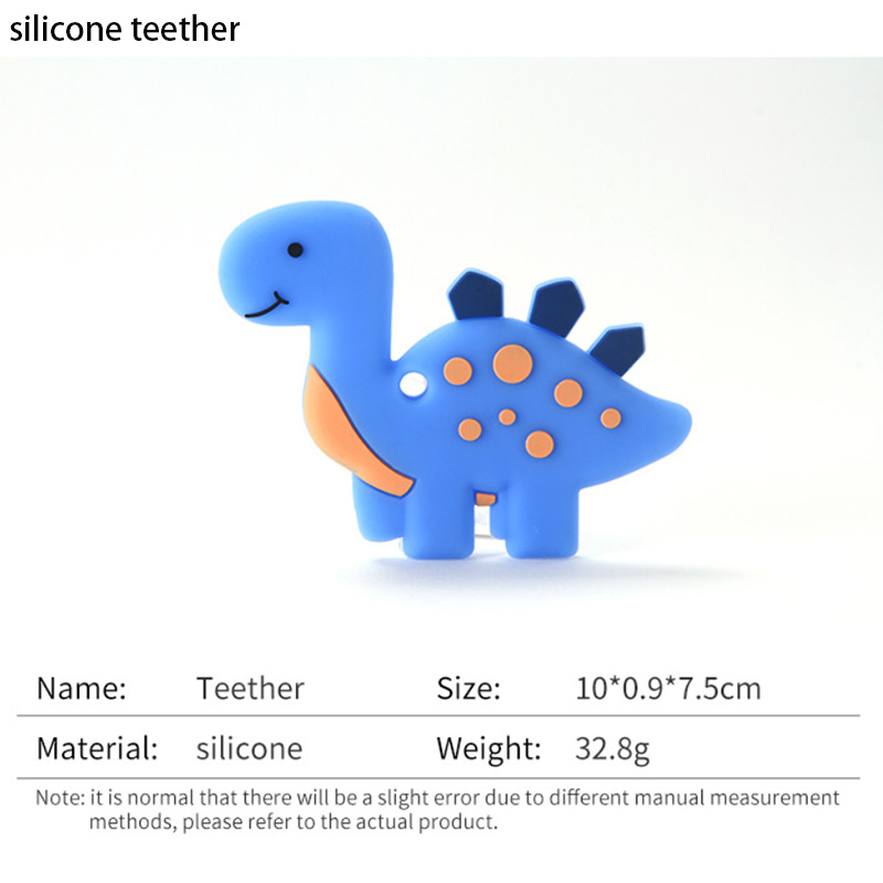 Colorful silicone teether