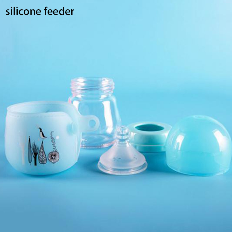 Baby silicone bite feeder