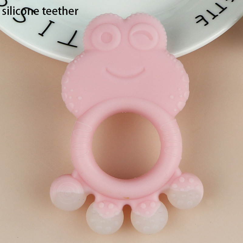 Colorful silicone teether