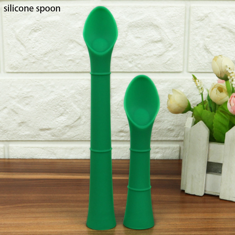 silicone infant feeding spoon