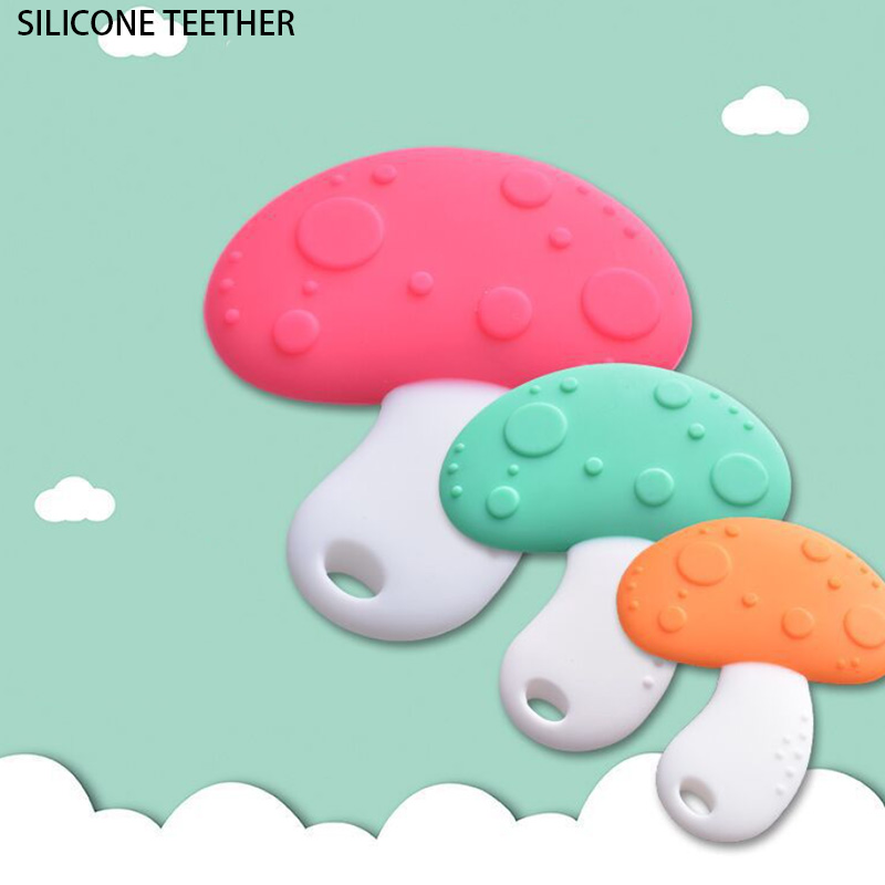 Baby bite silicone teether