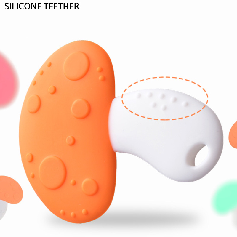 Anti-choking silicone teether toy