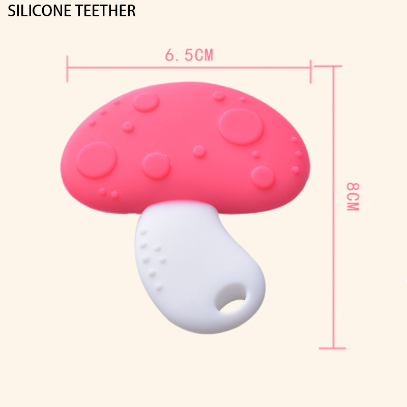 Colorful silicone teether