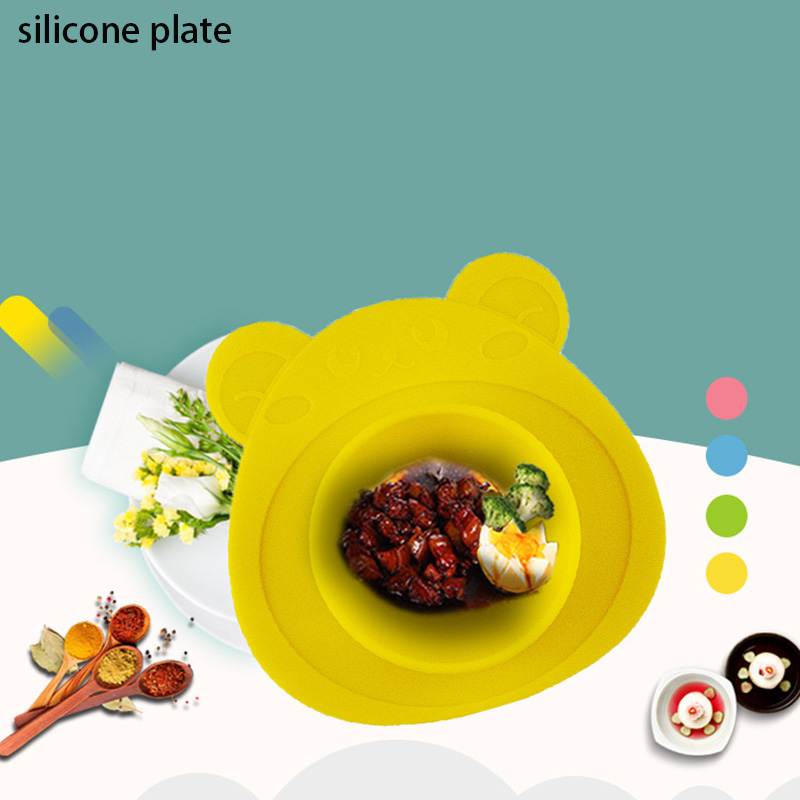 Baby Cute Silicone Suction Bowl