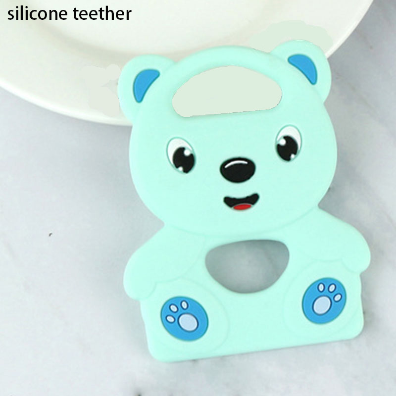 Colorful silicone teether