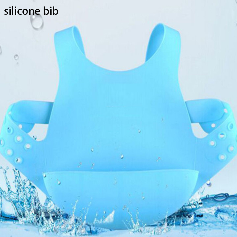 Waterproof silicone baby bibs