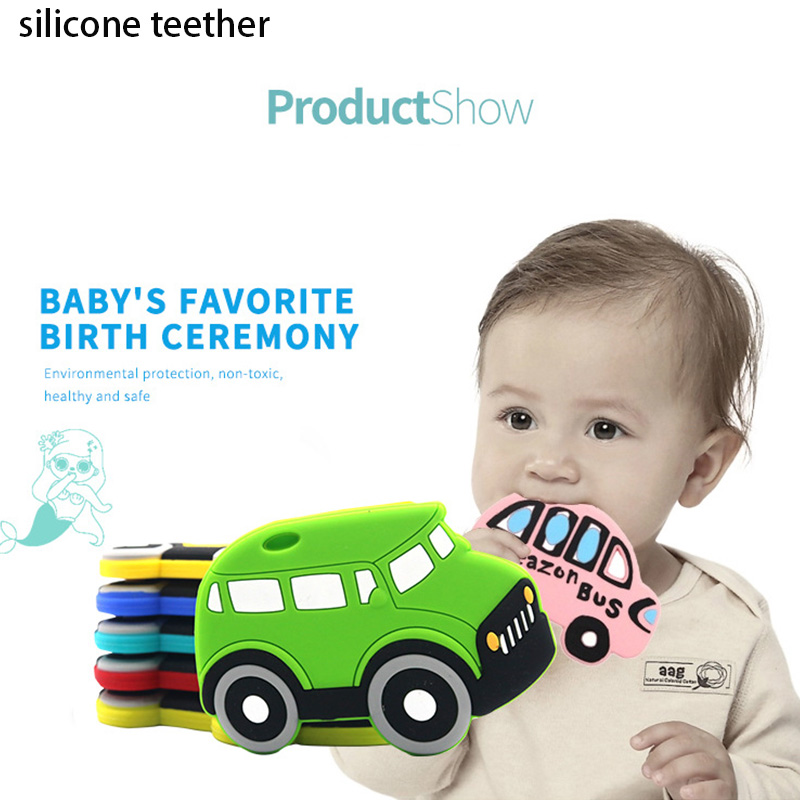 Anti-choking silicone teether toy