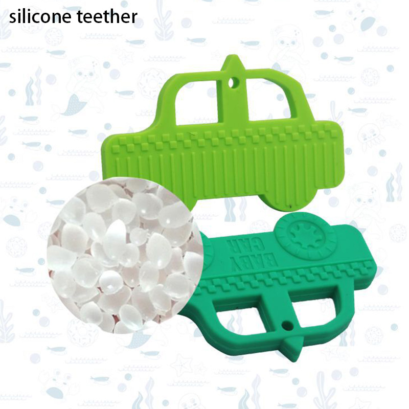 Baby bite silicone teether