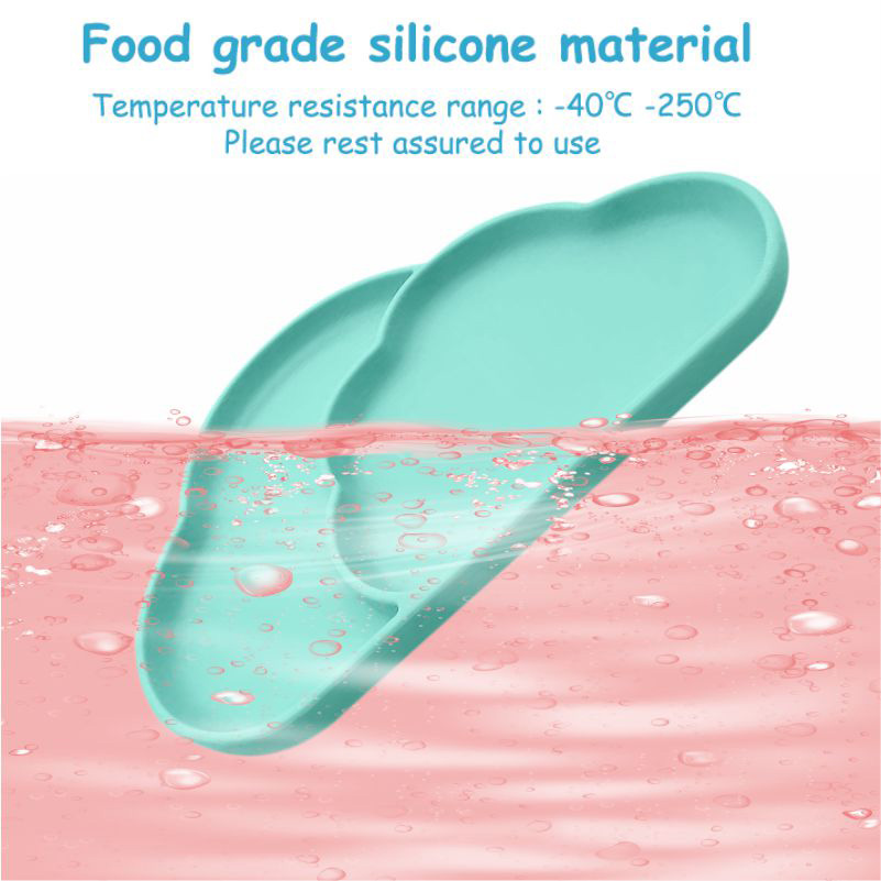 High Temperature Resistant Silicone Baby Plate