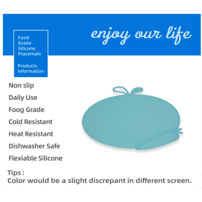 Silicone Radish Shape Placemats