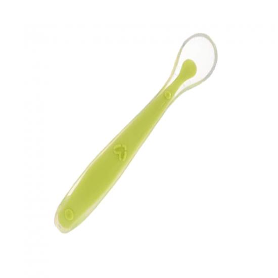 Silicone baby spoon