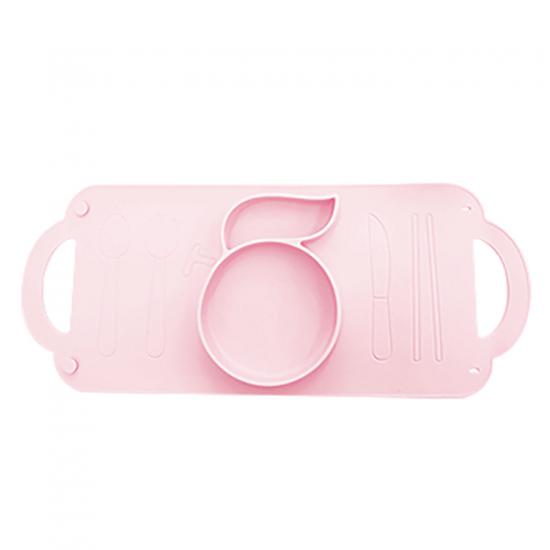 Sliicone baby plate