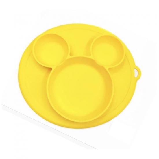 Silicone baby plate