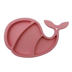 Silicone baby plate