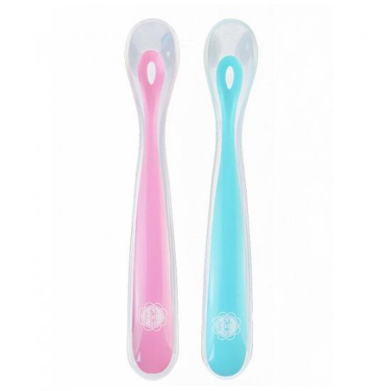 Silicone baby spoon